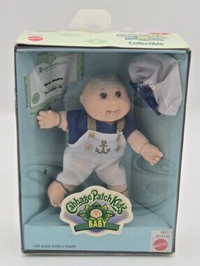 Vintage 1997 Mattel Cabbage Patch Kids 4” Baby Doll Mindy Sondra DOB Sept 22